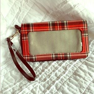 **FREE w/ any purchase**Plaid NWOT Wallet